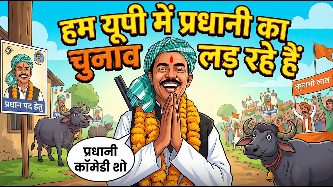 हम यूपी में प्रधानी का चुनाव लड़ रहे हैं| Comedy Video| VIral Video|Shahzad Ahmed| @superstarmonkeys