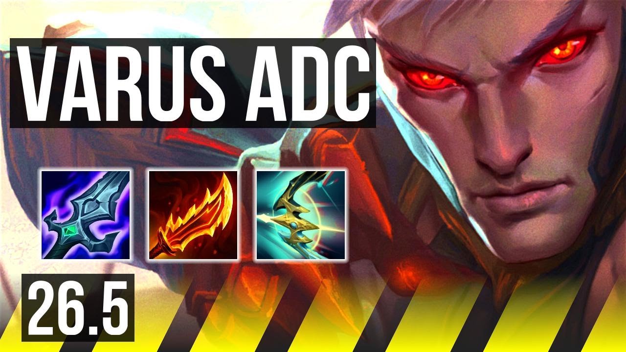 VARUS & Pyke vs JINX & Rell (ADC) | 6k gold comeback | KR Challenger | 26.5