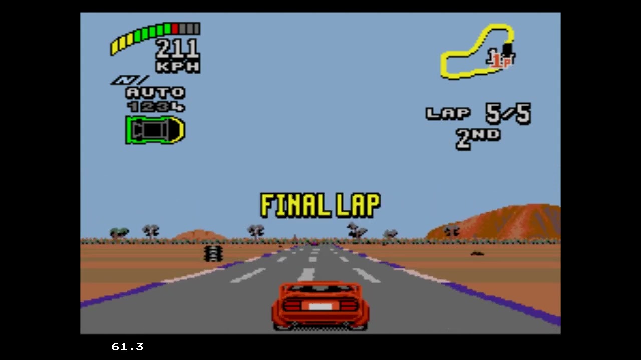 Top Gear 2 SEGA Genesis Gameplay