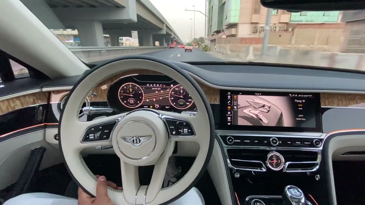 مقلبت  زوجتي بالبنتلي لا يفوتكم ردة فعلها | بنتلي فلاينج سبير V8