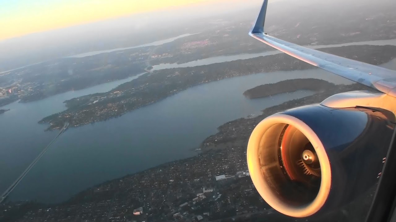Emerald City Spectacular!!!  Absolutely Gorgeous HD 757 Takeoff From Seattle!!!