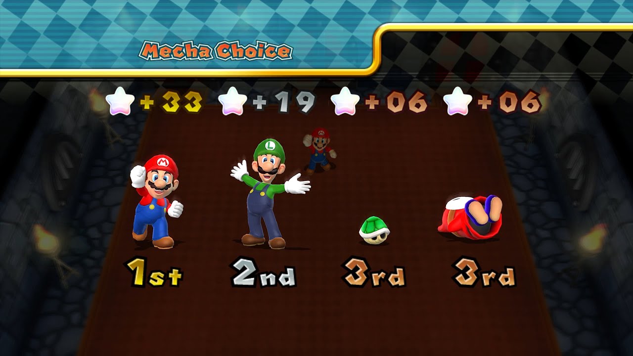 Mario Party 9 - Mario vs Luigi vs Koopa vs Shy Guy - Boo's Horror Castle