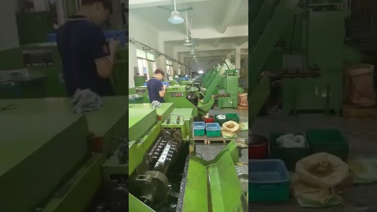 M8M10 Hex Nut Manufacturer MS SS Hex Nut Former Machinery 14B6S 17B6S Cold Forging Fasteners Process