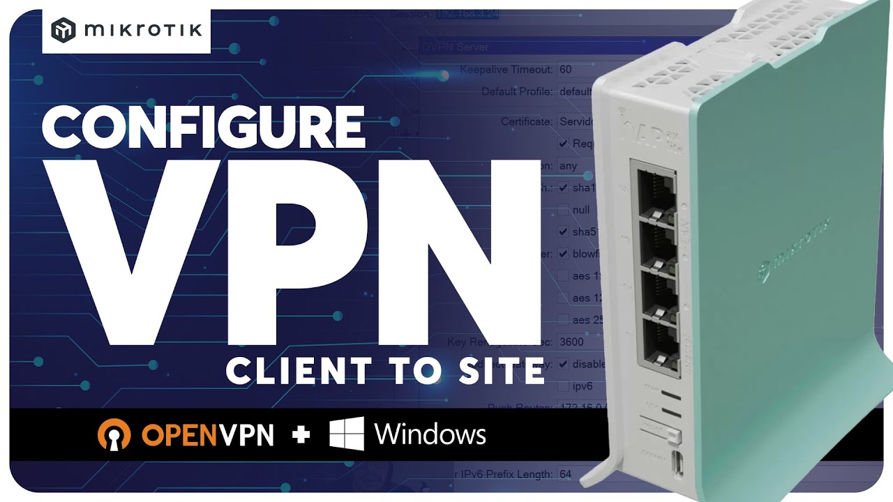 Configurando VPN Client to Site - Windows e OpenVPN com Mikrotik