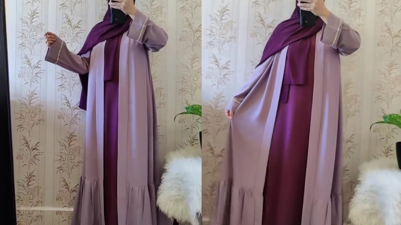 موديل  رائع للمحجبات تخيطيه للعيد كيجي غزال