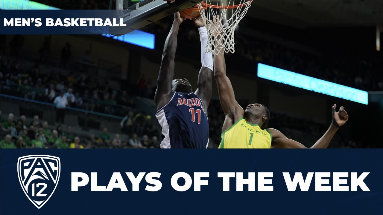Pac-12 Men's Basketball Plays of the Week | Jan. 10-16