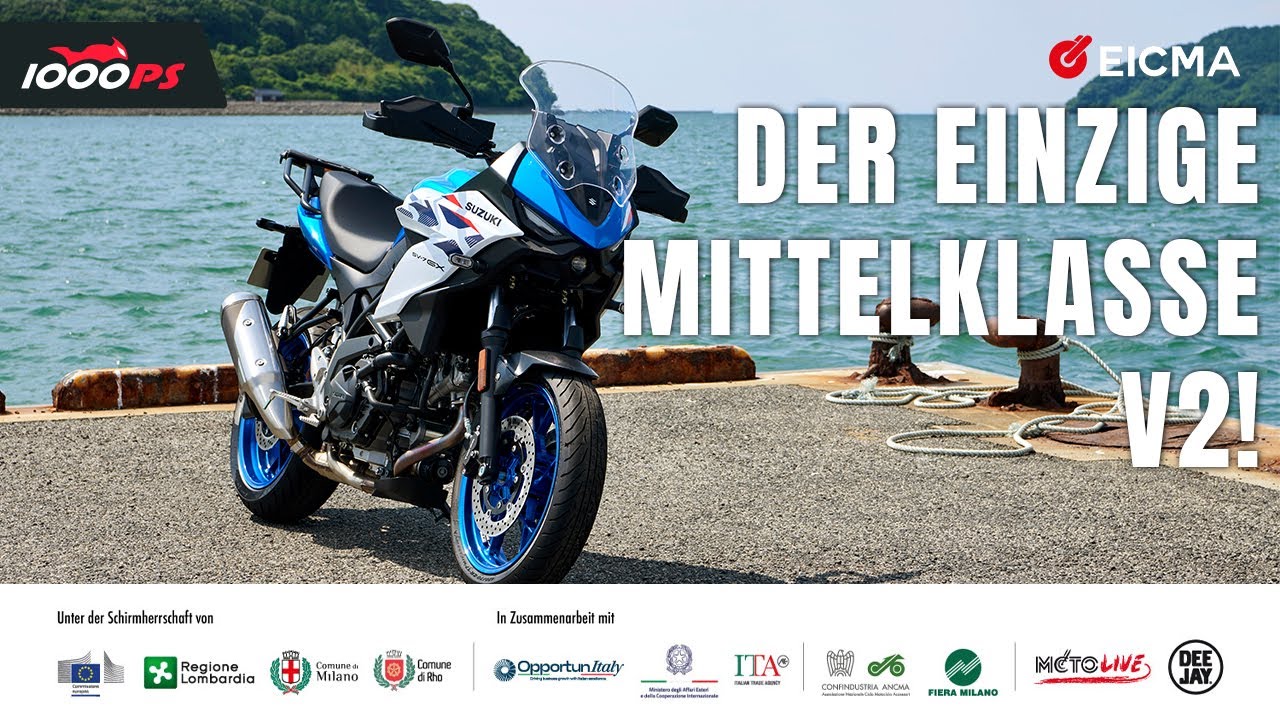 Der V2-Motor lebt! Neue Suzuki SV-7 GX 2026 - Crossover Neuheit auf der EICMA