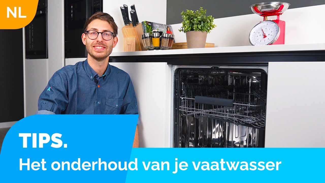 Hoe onderhoud je je vaatwasser?