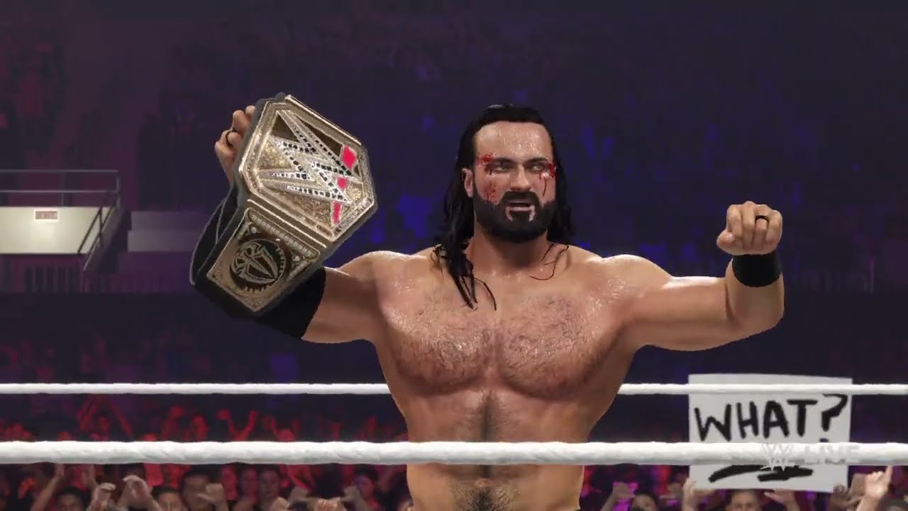 WWE 2K25 - Drew McIntyre vs. Roman Reigns vs. Damian Priest - Triple Threat WWE Undisputed Title (M)