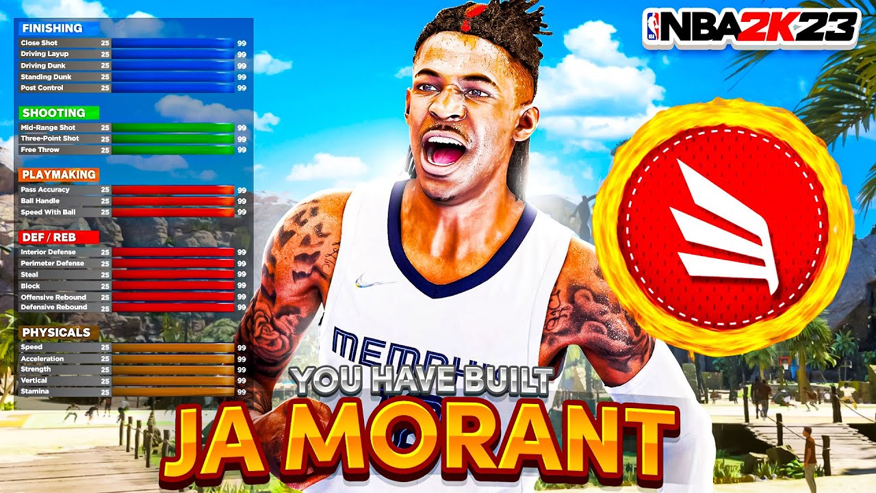 THIS JA MORANT SLASHER BUILD IS BREAKING NBA 2K23! BEST SLASHER BUILD IN NBA 2K23! BEST BUILD 2K23
