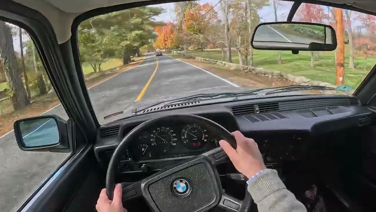 1980 BMW E21 323i Euro-spec Coupe POV Driving Video