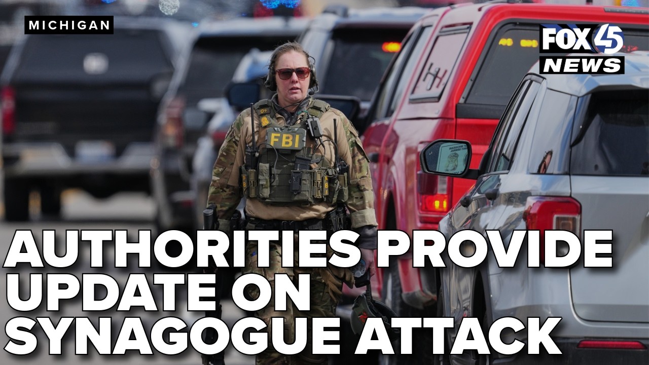 LIVE: Authorities provide update on Michigan synagogue attack