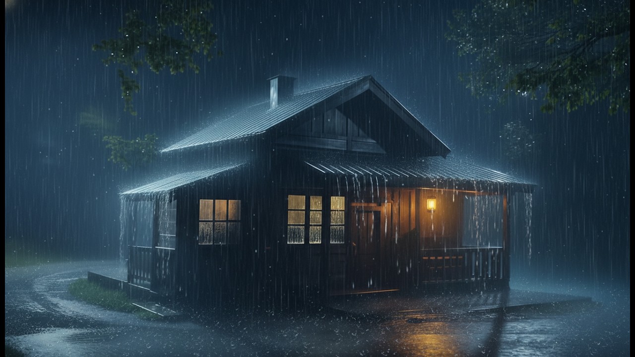 Relaxing Rain Ambience for Night Calm😴