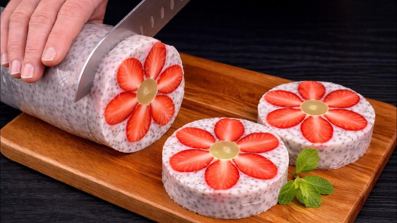 No one will guess how you cooked dessert 🍓! Eat and Lost 22 lbs (10 kg)! No bake no gelatin