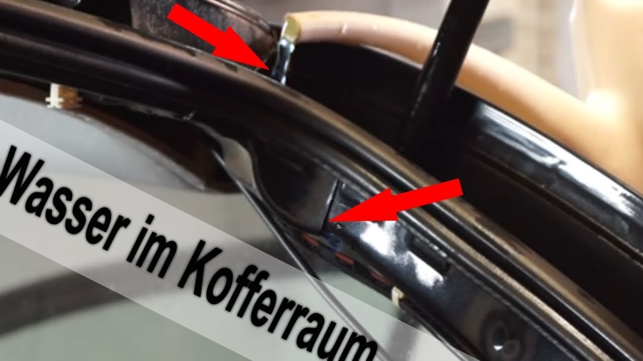 Wassereintritt im kofferraum Seat ibiza 6L