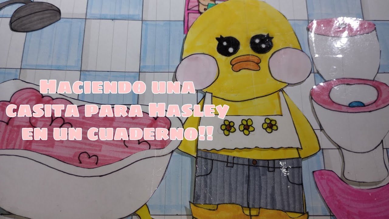 Haciendo una casita para Hasley en un cuaderno!! | paperduck.hasley