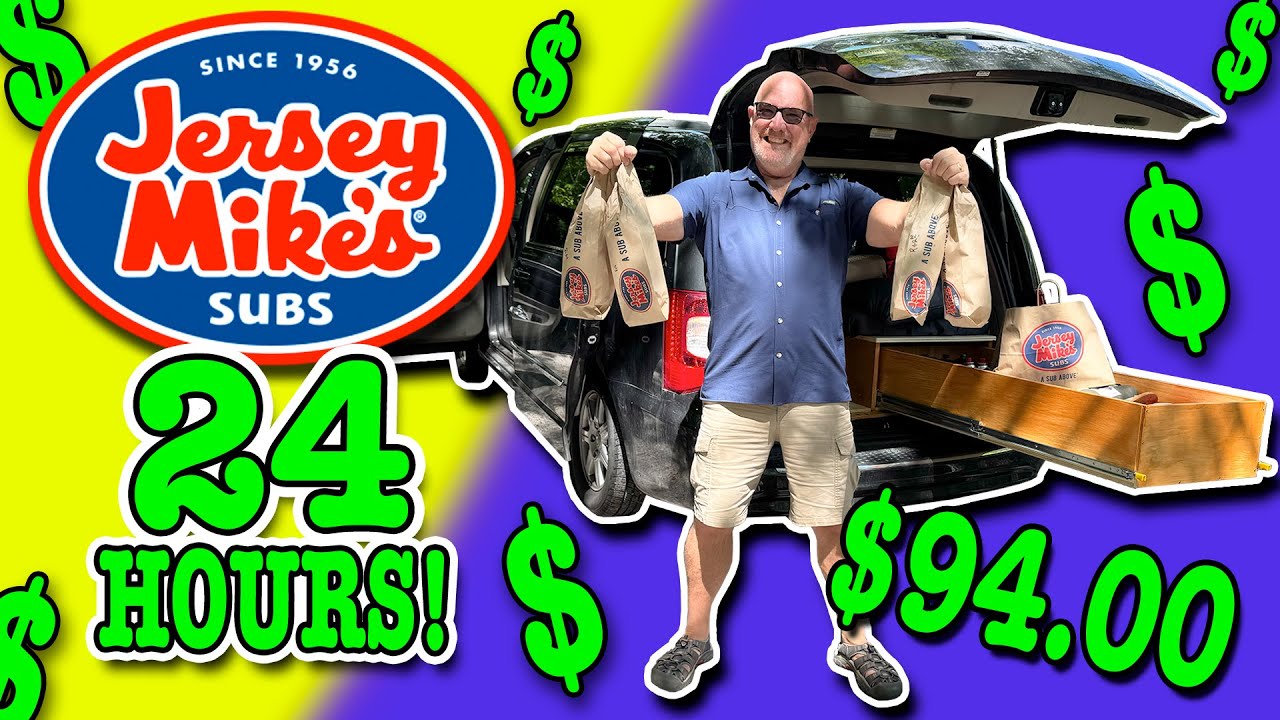 Living at Jersey Mike's Subs for 24 HOURS • BRAND NEW LOCATION • CANADA!