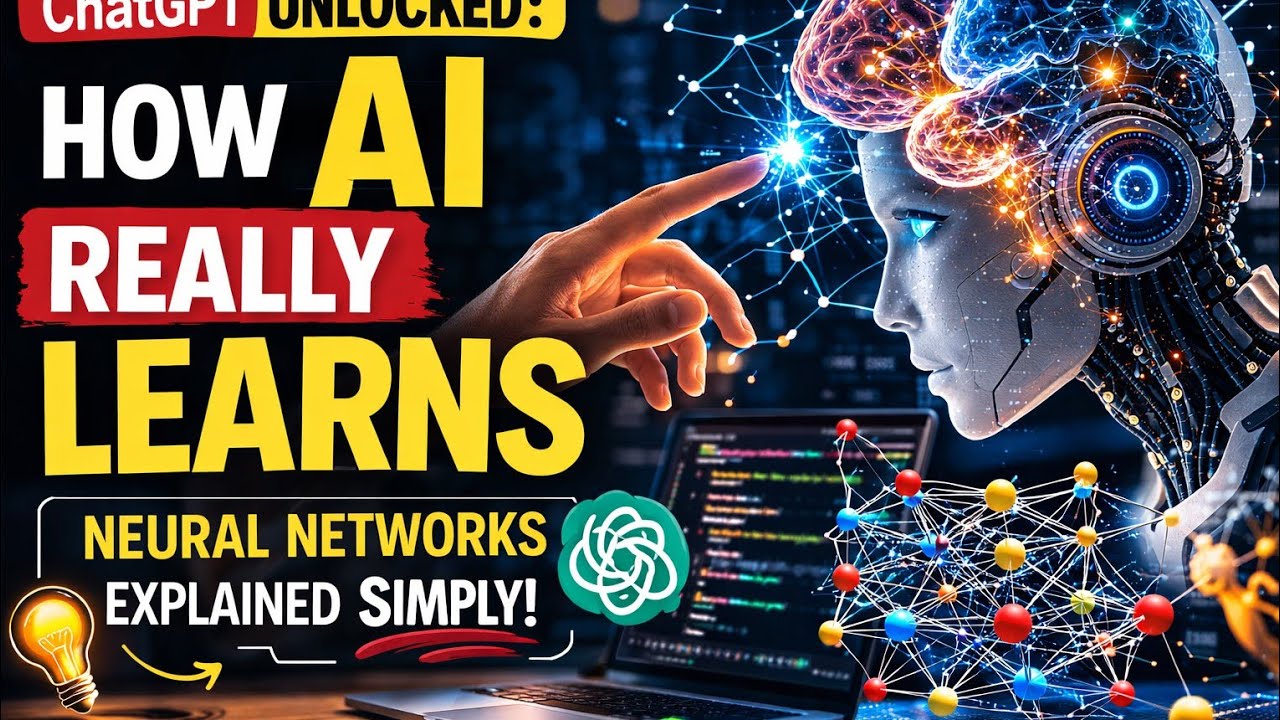 ChatGPT UNLOCKED: How AI REALLY Learns (Neural Networks Explained Simply!)