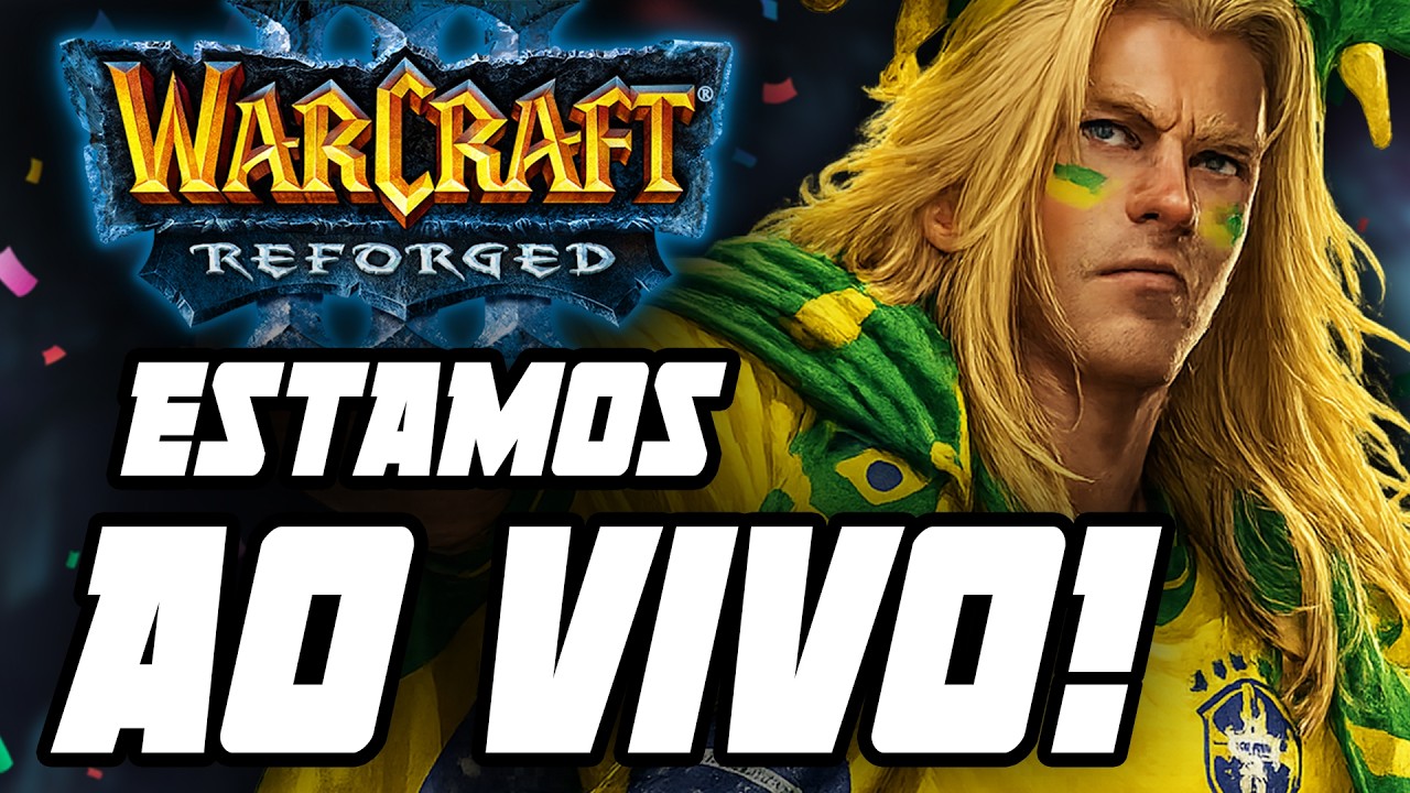WARCRAFT 3 REFORGED: RANKED, RESENHA E GAMEPLAY AO VIVO! WC3 em português PT-BR