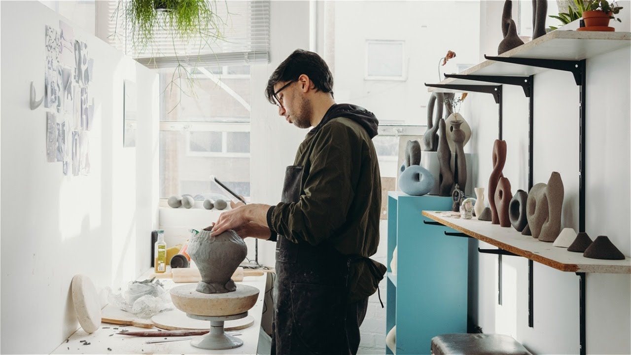 Watch How Abid Javed's Ceramics Are Inspired By Molecular Biology
