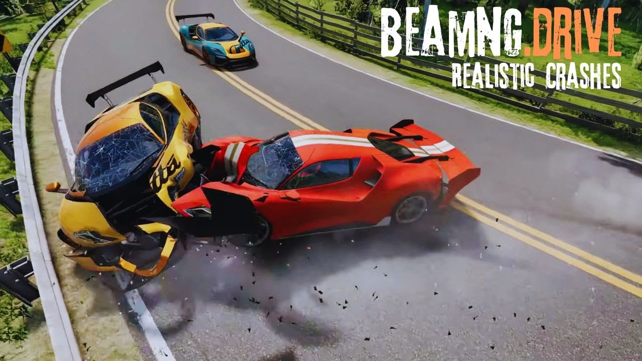 Realistic Racing Crashes | BeamNG Drive