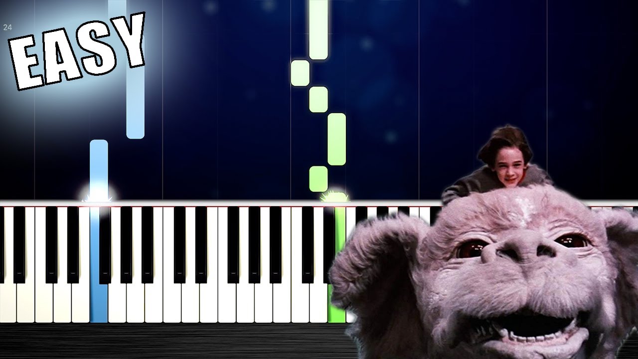 Limahl - Never Ending Story - EASY Piano Tutorial by PlutaX