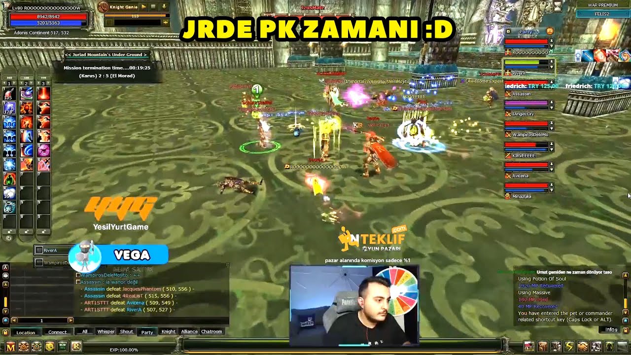 PoineMaia - Partyde Böyle Bir DB Priest Varken Humanların Kazanma Şansı ? :D ! Knight Online