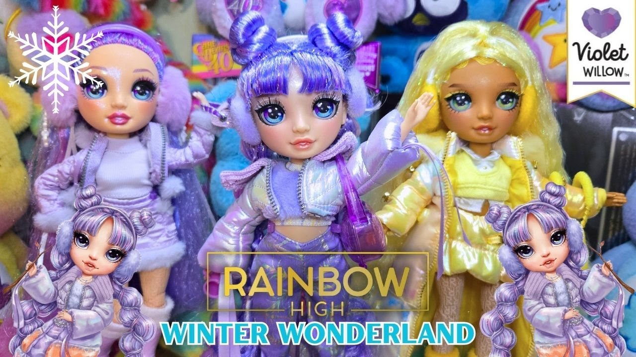 💜 Is She Worth It? 💜 Rainbow High Winter Wonderland Violet Doll Unboxing
