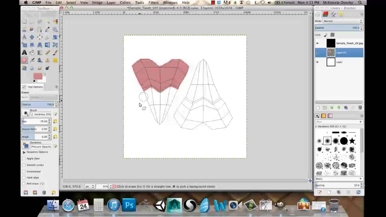 GIMP UV Maps