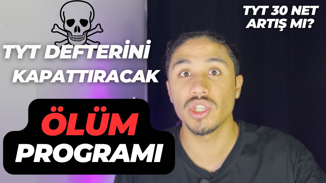 TYT Defterini Kapattıracak Ölüm Programı | 30 Netlik Artış Hayal Değil #yks #yks2024 #tyt