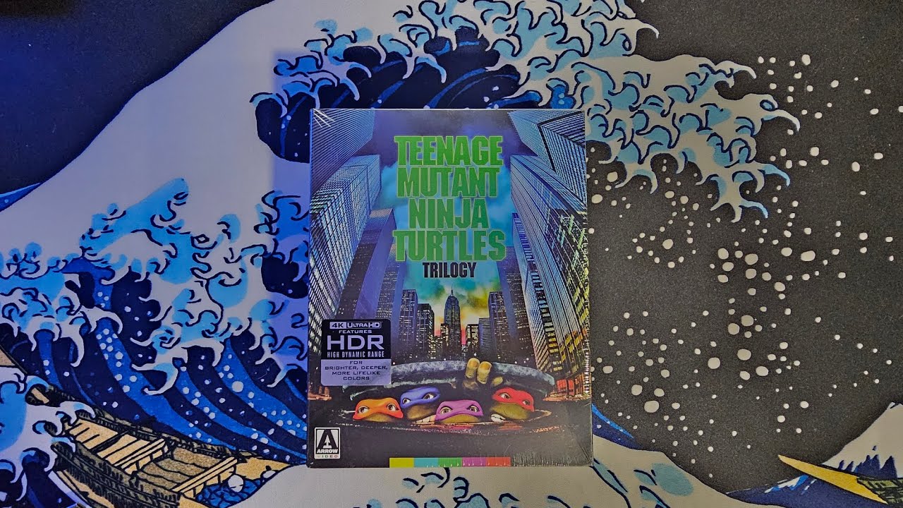 Teenage Mutant Ninja Turtles Trilogy - 4K Blu-Ray Unboxing (Arrow Video) 