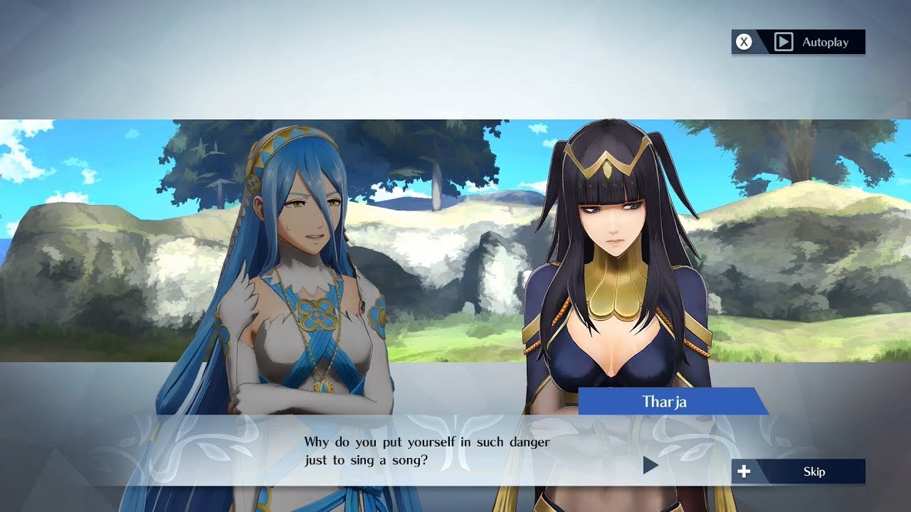 Fire Emblem Warriors - Azura & Tharja Support Conversation