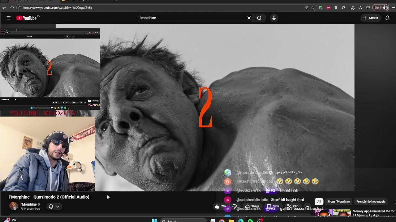 L’morphine Quasimodo 2 diss Lferda (Reaction)