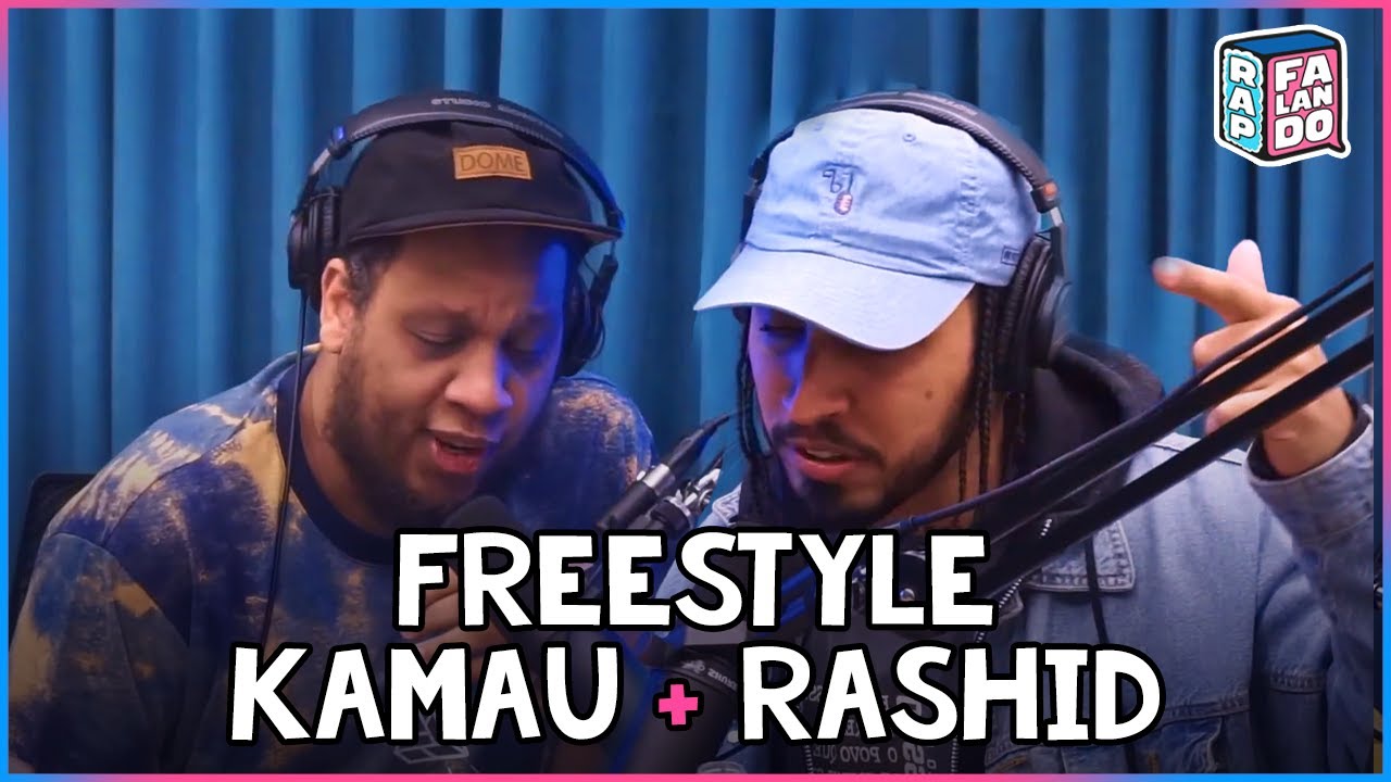 RASHID E KAMAU FAZEM FREESTYLE AO VIVO (PROD. 808 LUKE) | rap, falando: freeverse