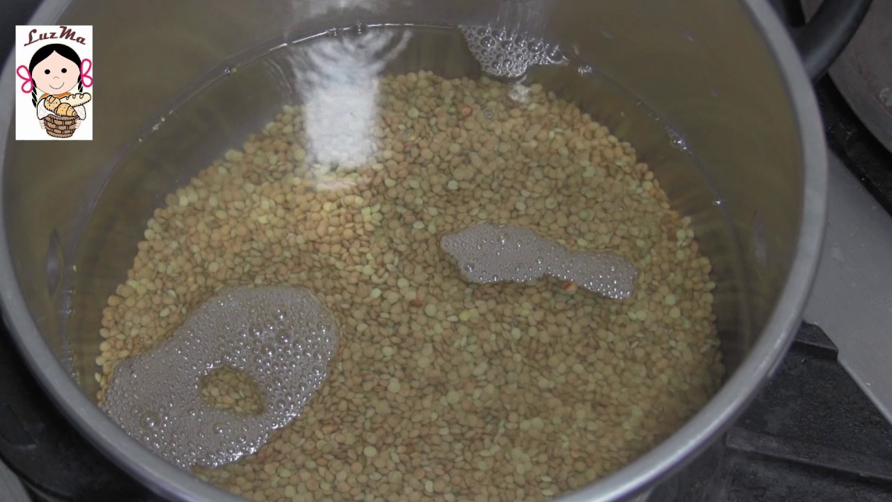 Cómo cocer  lentejas.- RecetasdeLuzMa