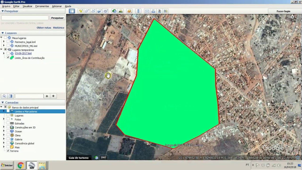 Mobile Topographer & Google Earth Pro: PLANTA DE USO OCUPAÇÃO DO SOLO. Parte_3
