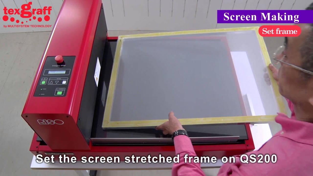 Digital Screen Making for T shirt, T-Shirt Silk Screen printing and easy registration