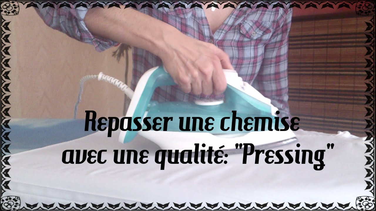 Apprendre à repasser une chemise avec une qualité: 