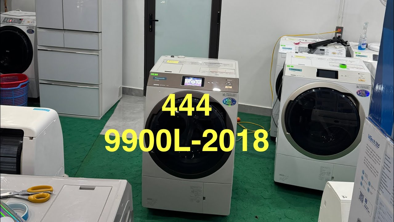 Lướt mới cứng.Máy giặt Nhật Vip Panasonic NA-VX9900L 2018 cấp nước giặt xả tự động.Giặt 11 sấy 6