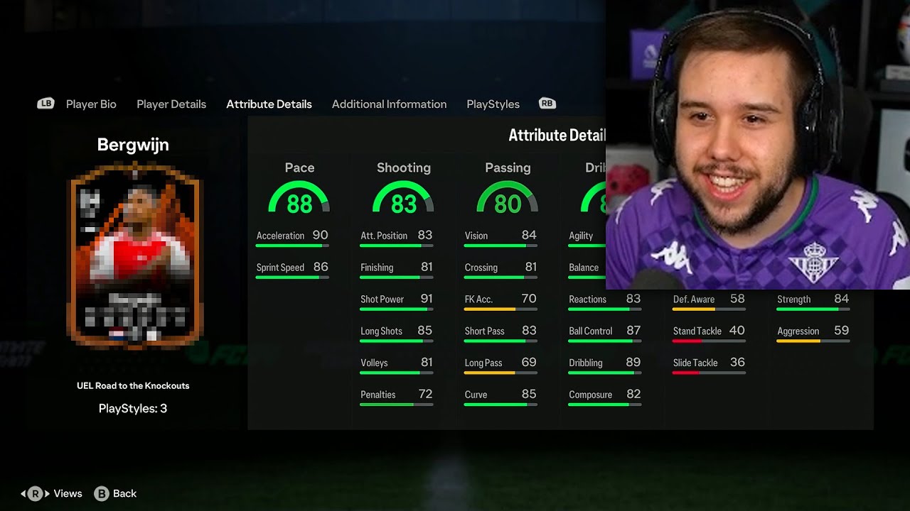 Auzio Reacts to NEW 84 Bergwijn SBC