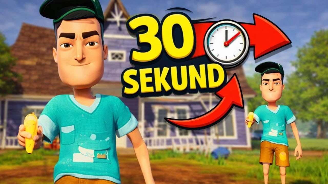 HELLO NEIGHBOR ALE ZMNIEJSZAMY SIĘ CO 30 SEKUND!!!