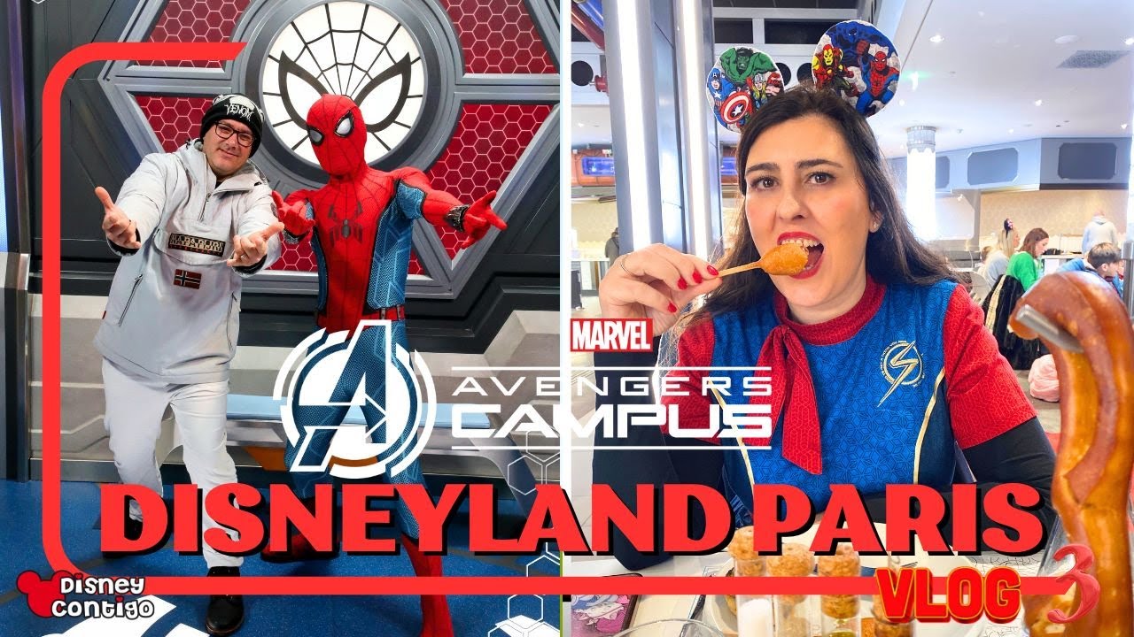 💥 AVENGERS CAMPUS en DISNEYLAND PARIS - Comemos en el restaurante PYM KITCHEN | Disney Contigo