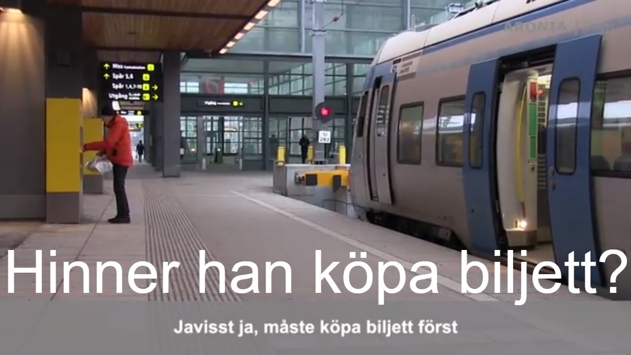 2017-01-28 Hinner han med pendeltåget ?