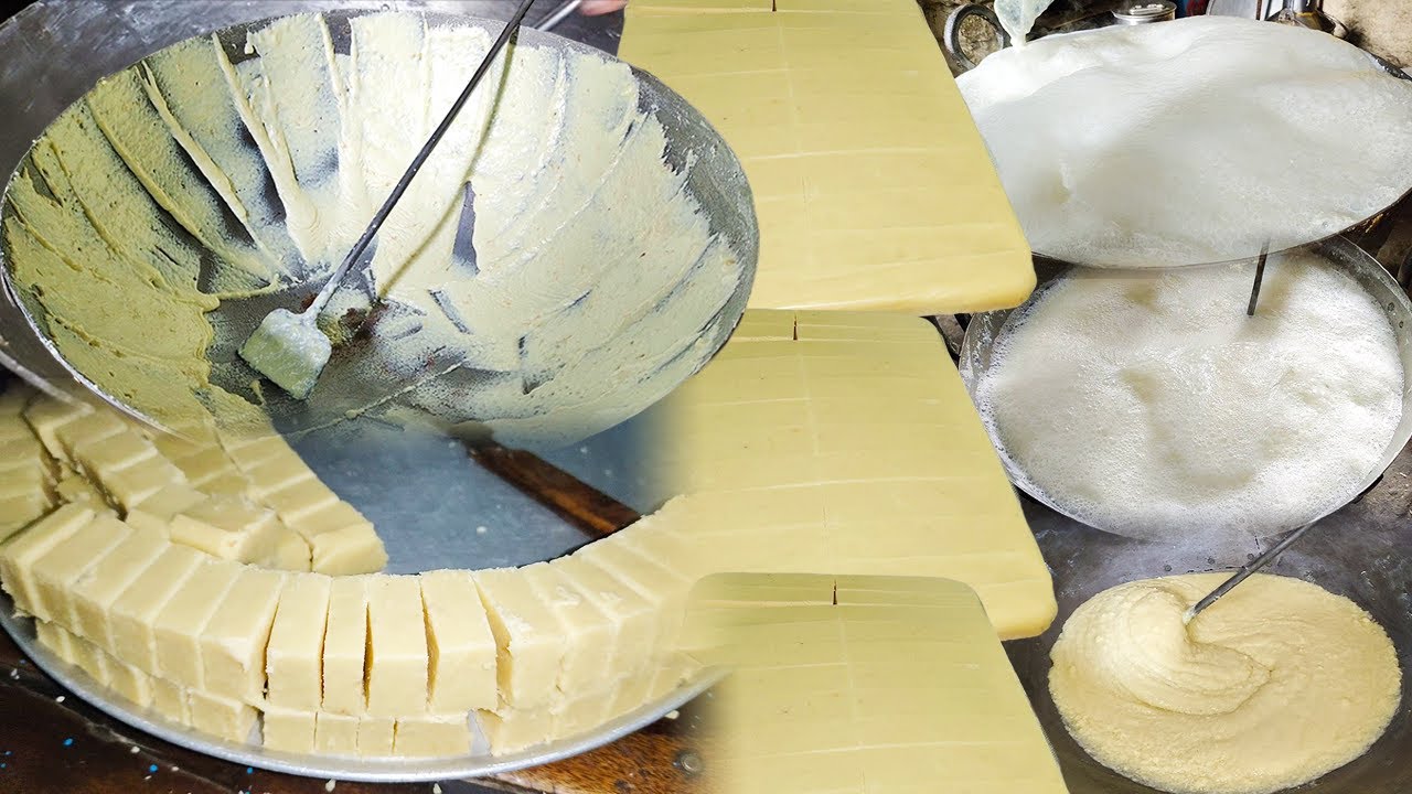 How Halwai make barfi | Secrets of making famous halwai style burfi