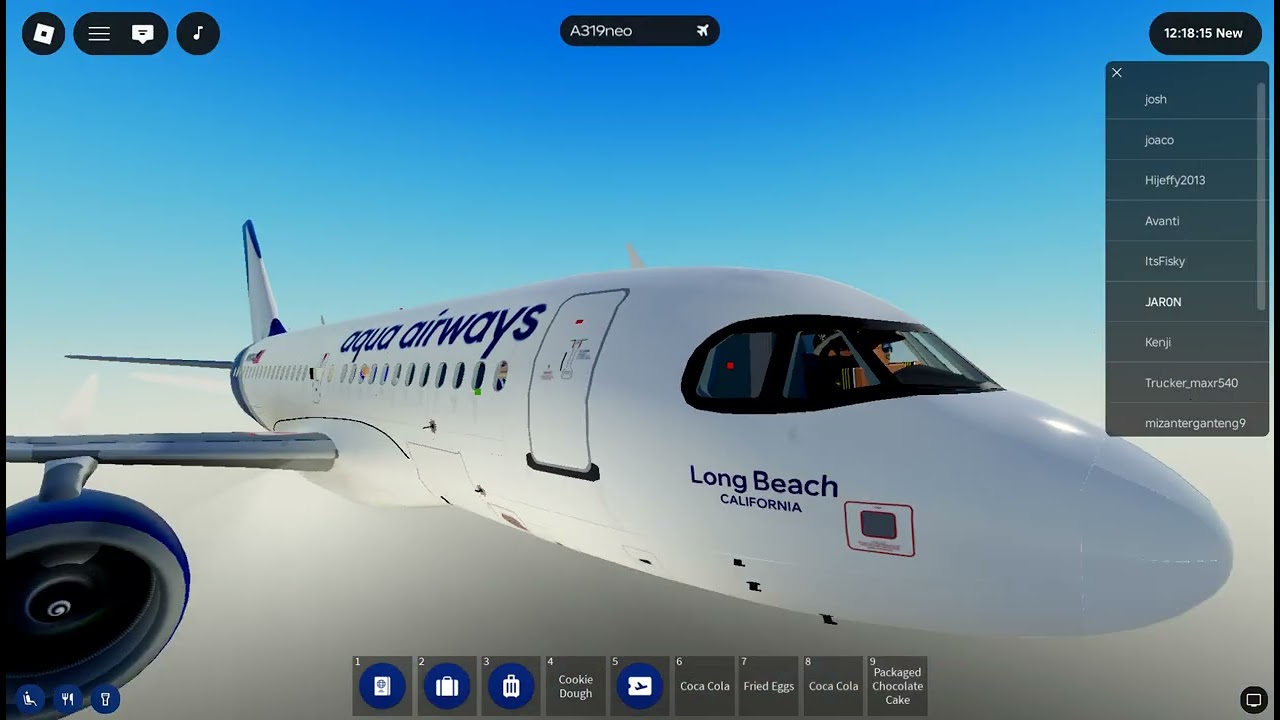 ROBLOX | Aqua Airways | Business Class | Airbus A319NEO | Part 2