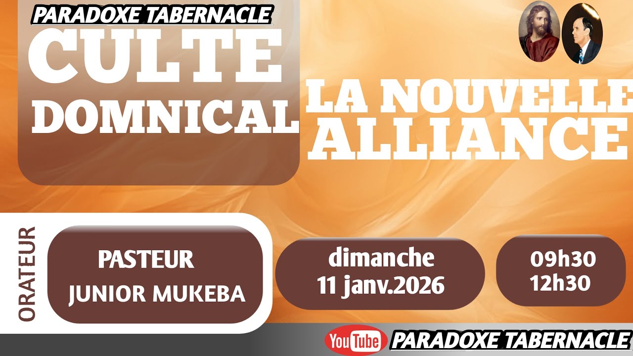 [ LA NOUVELLE ALLIANCE] CULTE DOMNICAL 11.01.2026