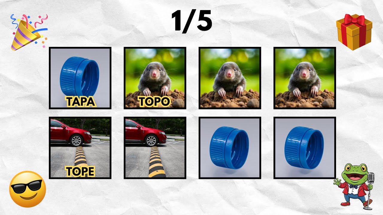 Say The Word On Beat Challenge EN ESPAÑOL (Di la palabra al ritmo) Nivel 1-3 Fácil, Medio y Difícil