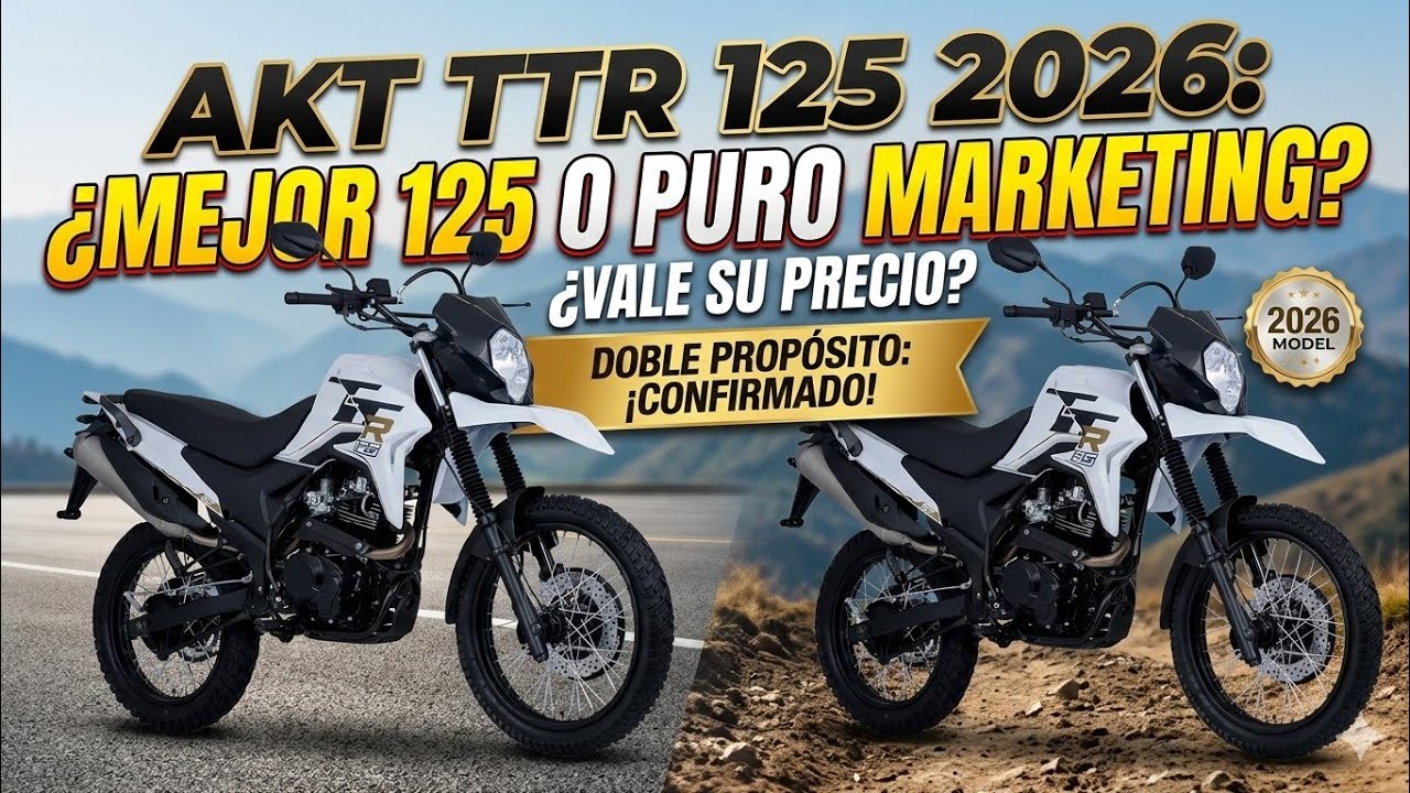 AKT TTR 125 ¿La Doble Propósito MÁS COMPLETA por este PRECIO? Trae Slipper Clutch ¿La Mejor 125? 