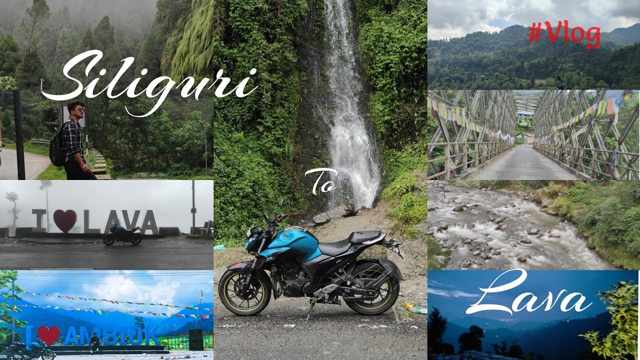 Bike Ride to Lava-Rishyop-Kalimpong from Siliguri-Monsoon Ride🌧️ - Vlog -Mountain POV