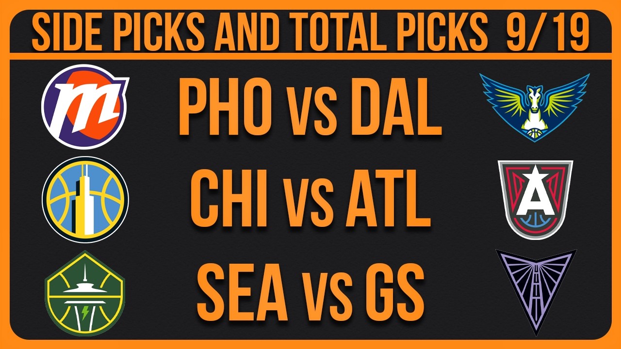 WNBA Picks Today Saturday 9/19/26 | FREE WNBA Best Bets & Predictions